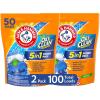 imageArm ampamp Hammer Plus OxiClean 5in1 HE Laundry Power Paks 2 pack 50 count pods 100 loads