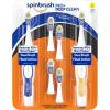 imageSpinbrush Pro Deep Clean Value Pack Battery Toothbrush for Adults 2 Brushes ampamp 4 Replacement HeadsAdults Toothbrush