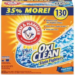 imageArm ampamp Hammer Plus OxiClean Powder Laundry Detergent Fresh Scent 45 Loads 348 Pound Pack of 1  Package May VaryFresh