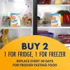 imageArm ampamp Hammer Baking Soda FridgenFreezer Odor Absorber Orange 14 oz Pack of 1214 Ounce Pack of 12