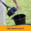 imageArm ampamp Hammer Dog Pooper Scooper Swivel Bin ampamp Rake Poop Scoop for Dogs Black 2 Heavy Duty Scented Waste Bags IncludedClaw Scooper