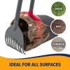 imageArm ampamp Hammer Dog Pooper Scooper Swivel Bin ampamp Rake Poop Scoop for Dogs Black 2 Heavy Duty Scented Waste Bags IncludedXL Scooper with Bags