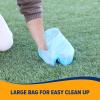 imageArm ampamp Hammer Durable Disposable Dog And Cat Waste Bags With Activated Baking Soda 180 Dog Poop Bags 9 x 14 Inches BlueAssorted