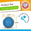 imageArm ampamp Hammer for Pets Super Treadz Mini Gorilla Dental Chew Toy for Dogs Dog Dental Chew Toys Reduce Plaque ampamp Tartar Buildup Without Brushing for Dogs up to 25 Lbs Pack of 24Blowfish