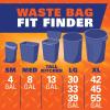imageHefty Ultra Strong 30 Gallon Trash Bags Large Trash Bags 30 Gallon Size Multipurpose Break Resistant Drawstring Closure Resists Leaks Punctures and Tears Black Fabuloso Scent 50 BagsBlack