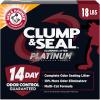 imageARM ampamp HAMMER Clump ampamp Seal Platinum Cat Litter MultiCat 40 lbs Pack of 1Clumping Cat Litter