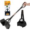 imageArm ampamp Hammer Dog Pooper Scooper Swivel Bin ampamp Rake Poop Scoop for Dogs Black 2 Heavy Duty Scented Waste Bags IncludedClaw Scooper