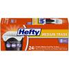 imageHefty Medium Trash Bags Ocean Water Scent 4 Gallon 26 CountUnscented
