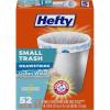 imageHefty Small Trash Bags Ocean Water Scent 4 Gallon 52 Count
