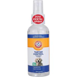 imageArm ampamp Hammer Complete Care Dog Dental Spray 6 Fl Oz  Mint Flavor Dog Dental Spray for Easy Brushless Cleaning  Baking Soda Enhanced Formula for Fresh Breath and Tartar ControlDental Spray  Tartar Control