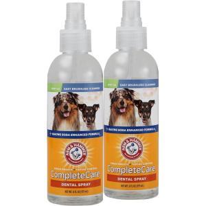 imageArm ampamp Hammer Complete Care Dog Dental Spray 6 Fl Oz  Mint Flavor Dog Dental Spray for Easy Brushless Cleaning  Baking Soda Enhanced Formula for Fresh Breath and Tartar ControlDental Spray  Complete Care
