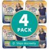 imageFitRight Fresh Start Incontinence and Postpartum Underwear for Women Large Blue 12 Count Ultimate Absorbency Disposable Underwear with The OdorControl Power of ARM ampamp HammerSmall 48 Count