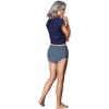 imageFitRight Fresh Start Incontinence and Postpartum Underwear for Women Large Blue 12 Count Ultimate Absorbency Disposable Underwear with The OdorControl Power of ARM ampamp HammerSmall 48 Count