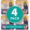 imageFitRight Fresh Start Incontinence and Postpartum Underwear for Women Large Blue 12 Count Ultimate Absorbency Disposable Underwear with The OdorControl Power of ARM ampamp HammerLarge 48 Count