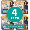 imageFitRight Fresh Start Incontinence and Postpartum Underwear for Women Large Blue 12 Count Ultimate Absorbency Disposable Underwear with The OdorControl Power of ARM ampamp HammerMedium 48 Count