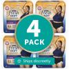 imageFitRight Fresh Start Incontinence and Postpartum Underwear for Women XXL Black 12 Count Ultimate Absorbency Disposable Underwear with The OdorControl Power of ARM ampamp HammerXLarge 48 Count
