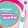 imageSpinbrush Kids Electric Toothbrush Glow in The Dark BatteryPoweredShimmery Sparkle