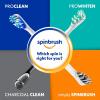 imageSpinbrush PRO CLEAN Battery Powered Toothbrush Medium Bristles 1 Count Gold or Blue Color May Vary