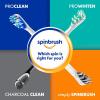 imageSpinbrush Pro Clean Replacement Toothbrush Heads Soft Bristles Dentist Recommended 2 Pack with 4 Toothbrush Heads