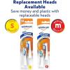 imageSpinbrush Pro Clean Replacement Toothbrush Heads Soft Bristles Dentist Recommended 2 Pack with 4 Toothbrush Heads