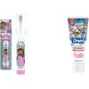 imageSpinbrush Gabbys Dollhouse Kids Electric Battery Toothbrush Soft BristlesToothbrush  Toothpaste  Bubble