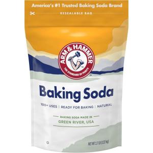 imageARM ampamp HAMMER Baking Soda Made in USA Ideal for Baking Pure ampamp Natural 27lb Bag