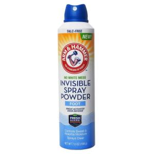 imageArm ampamp Hammer Invisible Foot Powder Spray Clear TalcFree Foot Odor ampamp Sweat Control Foot Spray Odor Eliminator Spray Foot Odor Eliminator For Men ampamp Women Foot Odor Spray 7 Oz 1 Pack7 Ounce Pack of 2
