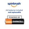 imageSpinbrush PRO WHITEN Battery Powered Toothbrush Soft Bristles 1 Count Rose Gold or Silver Colors May Vary1 Count Pack of 1