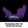 imageARM ampamp HAMMER Clump ampamp Seal Slide Platinum MultiCat Clumping Litter Easy Clean Superior Odor Control 275 Lbs18 lb
