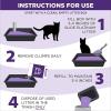 imageARM ampamp HAMMER Clump ampamp Seal Slide Platinum MultiCat Clumping Litter Easy Clean Superior Odor Control 275 Lbs275 lb