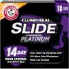 imageARM ampamp HAMMER Clump ampamp Seal Slide Platinum MultiCat Clumping Litter Easy Clean Superior Odor Control 275 Lbs18 lb