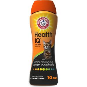 imageARM ampamp HAMMER Health IQ Cat Litter Additive with Color Changing Health Indicators Works with Most Litter 10 oz