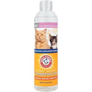 imageArm ampamp Hammer Complete Care Fresh Dental Water Additive for Cats  Cat Dental Care Solution for Bad Breath Includes Cat Toothpaste Enzymatic Action Ideal for Cat Grooming Supplies 8 Fl Oz8 Fl Oz Pack of 1