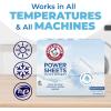 imageARM ampamp HAMMER Power Sheets Laundry Detergent Fragrance Free Dermatologist Tested Concentrated Laundry Detergent Sheets 50 Count up to 100 Small Loads
