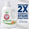 imageARM ampamp HAMMER Sensitive Skin Free ampamp Clear Liquid Laundry Detergent 105 fl oz 105 LoadsSenstive Skin