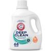 imageARM ampamp HAMMER Deep Clean Free ampamp Clear Liquid Laundry Detergent Free of Dyes Perfumes and Phosphates Dermatologist Tested 102 Fl Oz 68 Loads102 Fl Oz Pack of 1