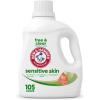 imageARM ampamp HAMMER Sensitive Skin Free ampamp Clear Liquid Laundry Detergent 105 fl oz 105 LoadsSenstive Skin