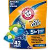 imageArm ampamp Hammer Plus OxiClean 5in1 Laundry Detergent Power Paks 42 Count Packaging may varyFresh Scent
