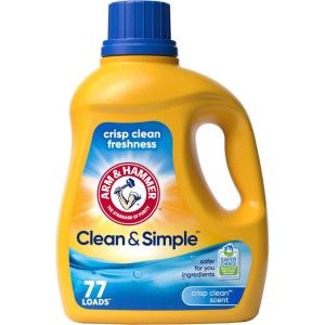 imageARM ampamp HAMMER Clean ampamp Simple 77 Loads Liquid Laundry Detergent 1005 Fl oz