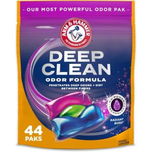 imageARM ampamp HAMMER Deep Clean Odor Formula Laundry Detergent Power Paks 21 ct44 Count Pack of 1