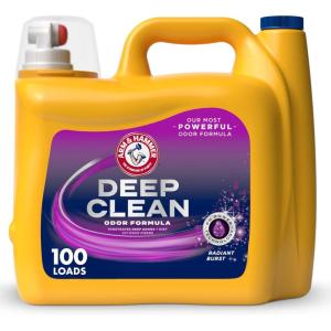 imageARM ampamp HAMMER Deep Clean Odor Formula Liquid Laundry Detergent 102 fl oz 68 Loads150 Fl Oz Pack of 1