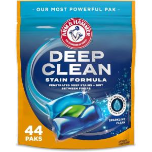 imageARM ampamp HAMMER Deep Clean Stain Formula Laundry Detergent Power Paks 21 ct44 Count Pack of 1