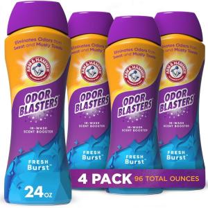 imageArm ampamp Hammer Odor Blaster InWash Scent Booster  Fresh Burst 24 oz Pack of 4