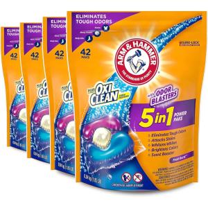 imageArm ampamp Hammer Sensitive Fresh Scent 5IN1 Power Paks 42 count42 Count Pack of 4