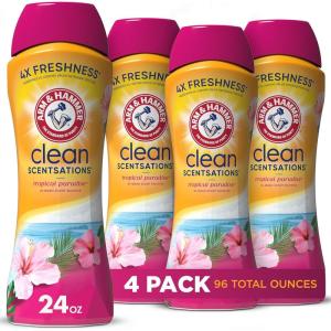 imageArm ampamp hammer InWash Scent Booster Tropical Paradise 24 oz24 Ounce Pack of 4