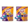 imageARM ampamp HAMMER Plus OxiClean with Odor Blasters Concentrated Laundry Detergent 5in1 Laundry Stain Remover Fresh Burst Detergent Power Paks 42 Count BagFresh Burst