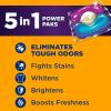 imageARM ampamp HAMMER Plus OxiClean with Odor Blasters Concentrated Laundry Detergent 5in1 Laundry Stain Remover Fresh Burst Detergent Power Paks 42 Count BagFresh Burst