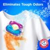 imageARM ampamp HAMMER Plus OxiClean with Odor Blasters Concentrated Laundry Detergent 5in1 Laundry Stain Remover Fresh Burst Detergent Power Paks 42 Count BagFresh Burst