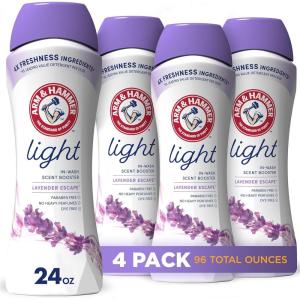 imageArm ampamp Hammer Light InWash Scent Booster Lavender 24oz Pack of 424 Count Pack of 4