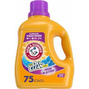 imageArm ampamp Hammer Plus OxiClean Odor Blasters Fresh Burst 75 Loads Liquid Laundry Detergent 1181 Fl oz